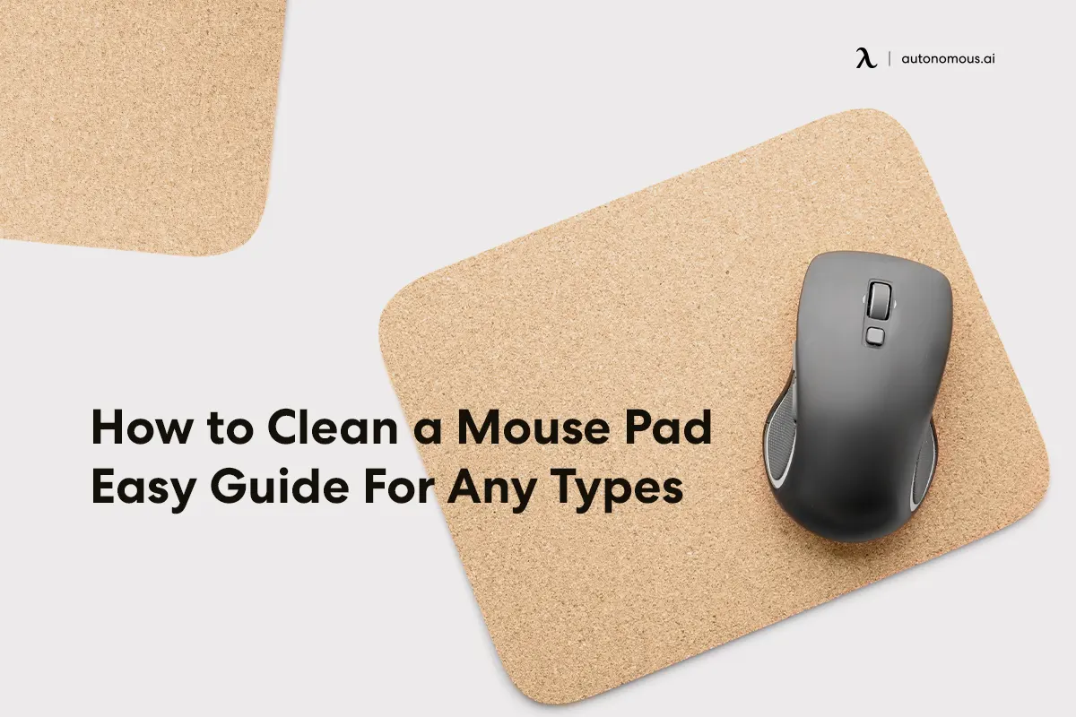 how to clean mouse pad