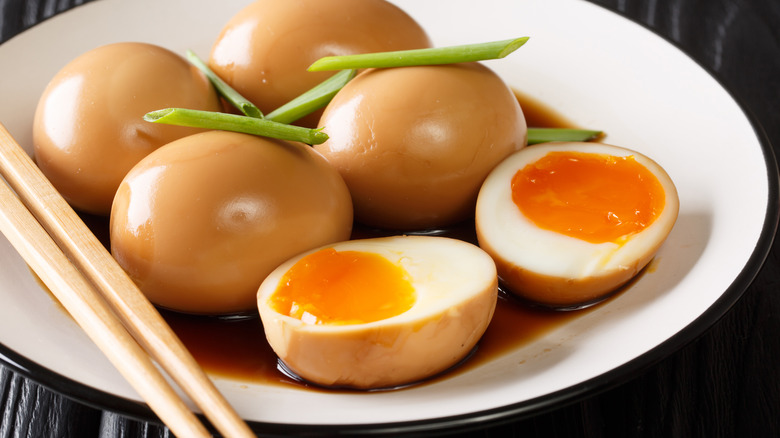 soy sauce eggs